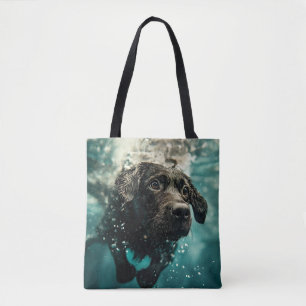Schwimmen Labrador Puppy Underwater Design Tasche