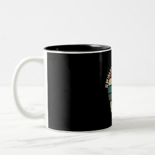 Schwimmen lässt mich ein sonniges Schwimmbad zum B Zweifarbige Tasse