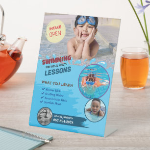 Schwimmen Lektionen Eigenes Schild