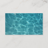 Schwimmen-Lektionen Visitenkarte (Rückseite)