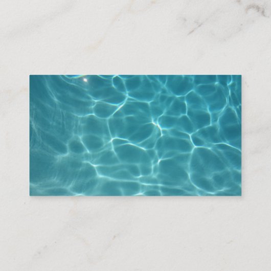 Schwimmen-Lektionen Visitenkarte (Rückseite)