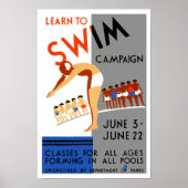 Schwimmen lernen poster (Vorne)