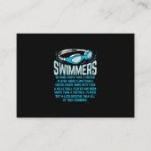 Schwimmen macht mehr Kicks ich lustige Geschenke s Begleitkarte (Vorderseite)