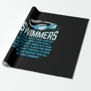Schwimmen macht mehr Kicks ich lustige Geschenke s Geschenkpapier