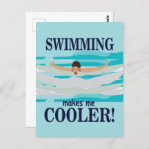 Schwimmen macht mich Cooler schwimmen