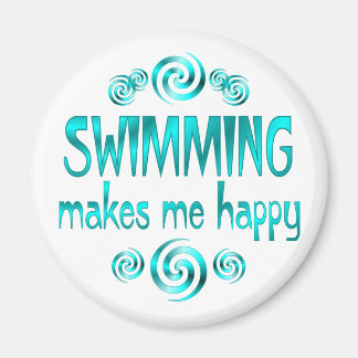 Schwimmen macht mich glücklich magnet