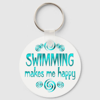 Schwimmen macht mich glücklich schlüsselanhänger