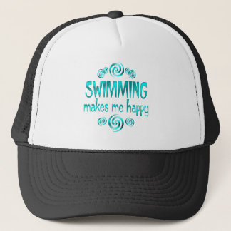 Schwimmen macht mich glücklich truckerkappe