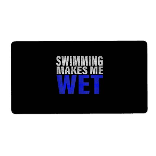 Schwimmen macht mich nass oben (Vorne)