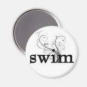 schwimmen magnet (Vorderseite/Rückseite)