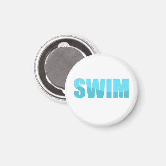 schwimmen magnet (Vorderseite/Rückseite)