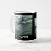 Schwimmen mit Delphinen Hawaii Adventure Unisex Kaffeetasse (Vorderseite Links)