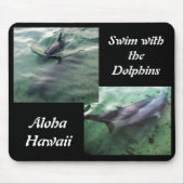 Schwimmen mit Delphinen Hawaii Mousepad (Vorne)