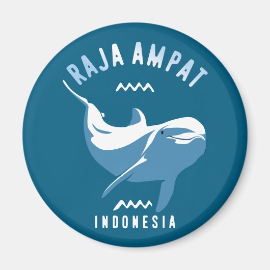 Schwimmen mit Delphinen in Raja Ampat Magnet (Vorne)