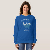 Schwimmen mit Delphinen in Raja Ampat Sweatshirt (Vorne ganz)
