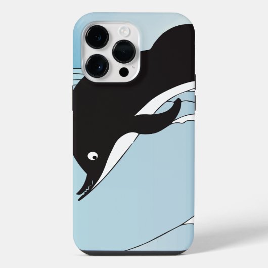 Schwimmen mit Delphinen iPhone Hülle (Rückseite)