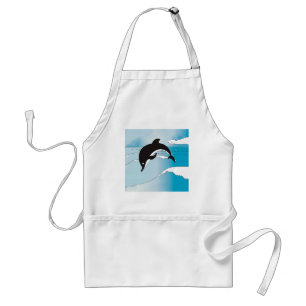Schwimmen mit Delphinen Schürze
