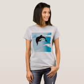 Schwimmen mit Delphinen T-Shirt (Vorne ganz)