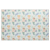 Schwimmen mit Delphinfrüchten Stoff (Fat Quarter (45,7 x 55,9 cm))