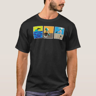 Schwimmen mit dem Fahrrad T-Shirt