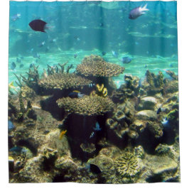 SCHWIMMEN MIT DEN FISCHEN DUSCHVORHANG