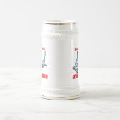 Schwimmen mit den Haifischen Bierglas (Mittel)