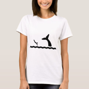 Schwimmen mit den Walen T-Shirt