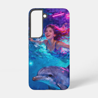Schwimmen mit einem Delfin Samsung Galaxy Hülle