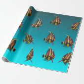 Schwimmen mit Fischen Geschenkpapier (Ungerollt)