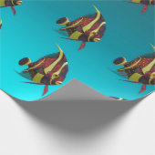 Schwimmen mit Fischen Geschenkpapier (Ecke)