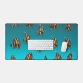 Schwimmen mit Fischen Schreibtischunterlage (Tastatur & Maus)