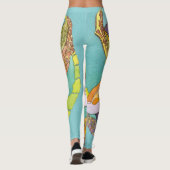 Schwimmen mit Giants-Leggings Leggings (Rückseite)