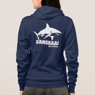 Schwimmen mit großen weißen Haien - Gansbaai Tauch Hoodie