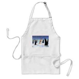 Schwimmen mit Haien Schürze