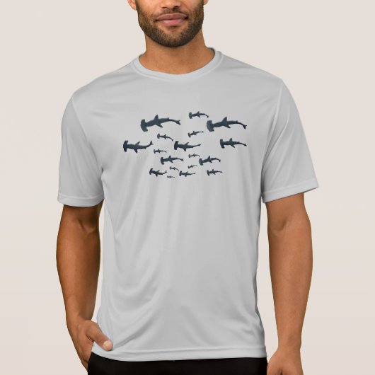 Schwimmen mit Haien T-Shirt (Vorderseite)