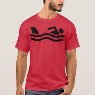 Schwimmen mit Haifisch Funny Hai T-Shirt