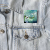 Schwimmen mit Lachs Button (Beispiel)