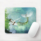 Schwimmen mit Lachs Mousepad (Mit Mouse)