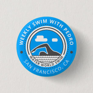 Schwimmen mit Pedro-Knopf Button