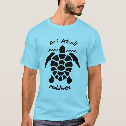 Schwimmen mit Schildkröten auf den Malediven auf d T-Shirt (Vorderseite)