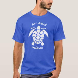 Schwimmen mit Schildkröten auf den Malediven auf  T-Shirt