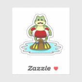 Schwimmen mit Schwimmen Aufkleber (Blatt)