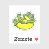 Schwimmen mit Schwimmen Aufkleber (Blatt)