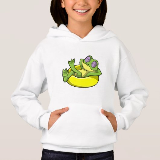 Schwimmen mit Schwimmen Hoodie (Vorderseite)