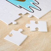 Schwimmen mit Schwimmen Puzzle (Seite)