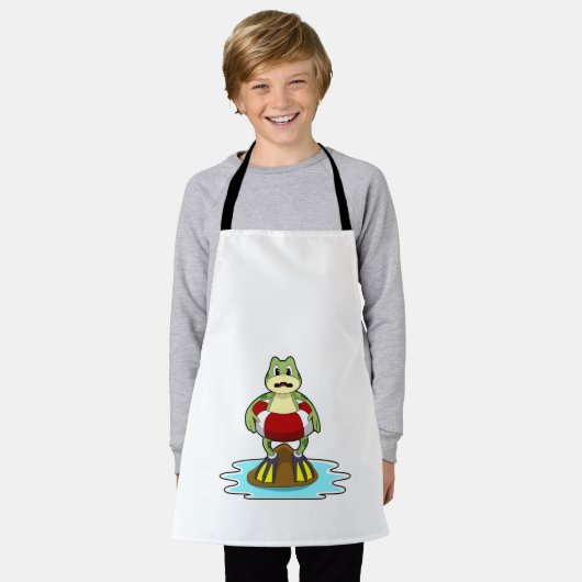 Schwimmen mit Schwimmen Schürze (Getragen)