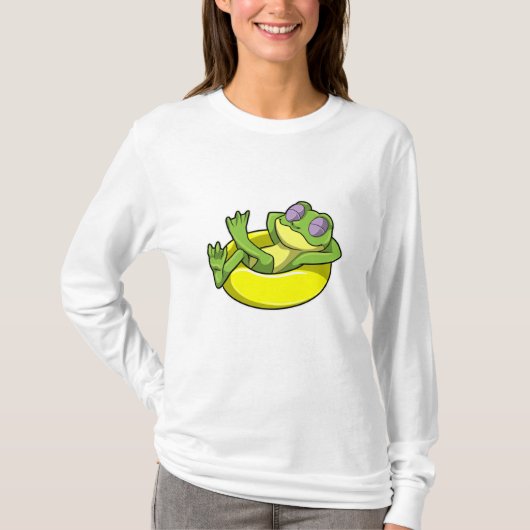 Schwimmen mit Schwimmen T-Shirt (Vorderseite)