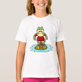 Schwimmen mit Schwimmen T-Shirt (Vorderseite)