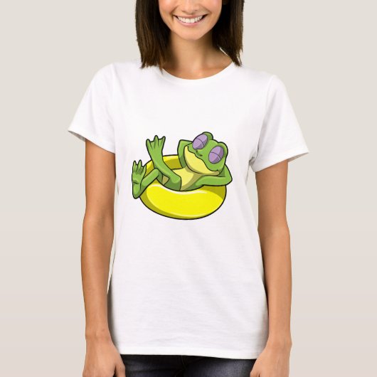 Schwimmen mit Schwimmen T-Shirt (Vorderseite)