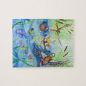 Schwimmen mit Turbo Puzzle (Horizontal)